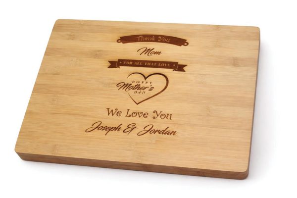 Personalized wooden chopping board